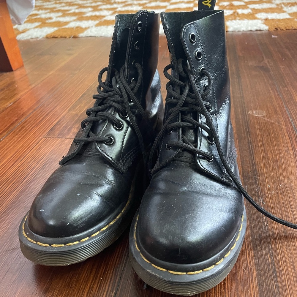 Doc Martens combat boots